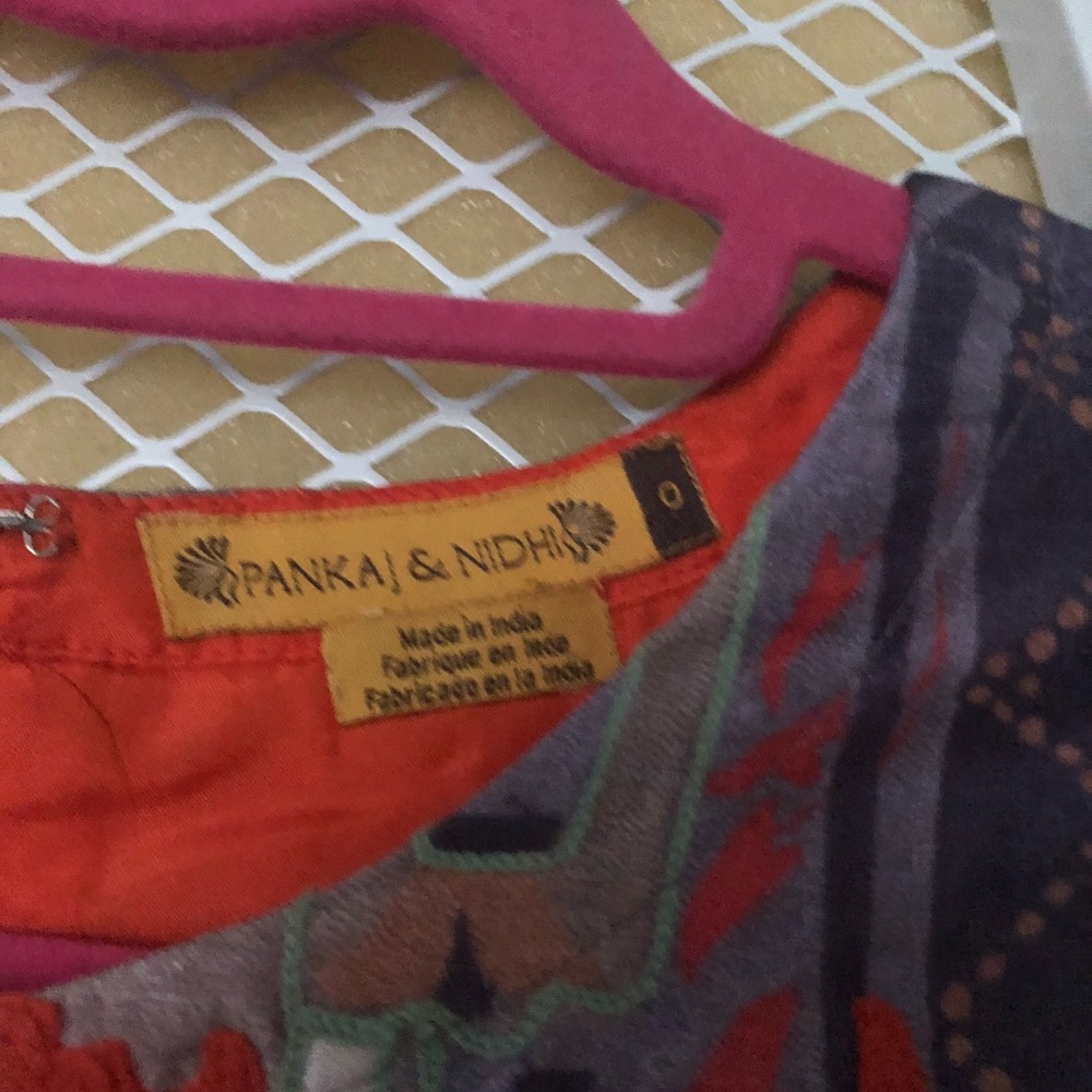 Anthropologie Pankaj and Nidhi Dress, size 0